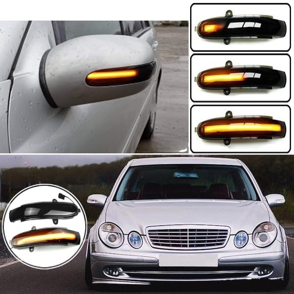 Clignotant dynamique LED pour rétroviseur Benz Classe E W211 S211