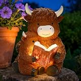 GIGALUMI Ox statuetka dekoracja ogrodowa, prezenty dla kobiet, prezenty dla mamy, dekoracja ogrodowa na taras