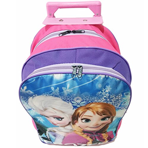 Kit Mochila Frozen de Rodinhas com Lancheira e Estojo