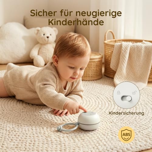 White Noise Machine Baby mit Nachtlicht & Tragbar, Weißes Rauschen Baby – Ansicht 6