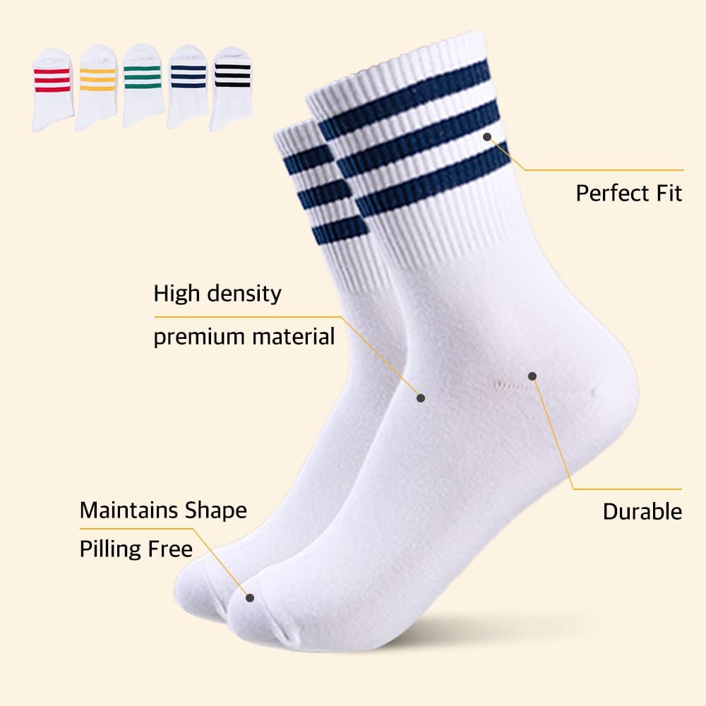 MK SOCKS Men's & Women's Cotton Socks - Soft, Breathable, & Durable for Everyday Wear - Image 4
