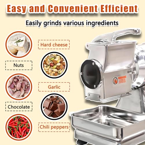 Rallador Eléctrico Comercial para Queso, 550W miniatura 4