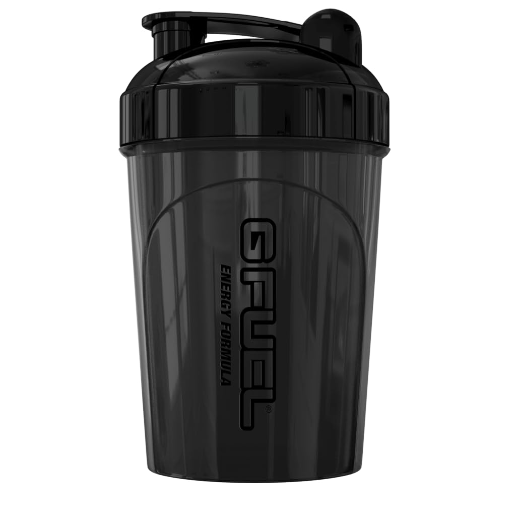 G Fuel Shaker Bottle BLACKED OUT Gamma Labs Shaker 16 Ounce (473 ML)