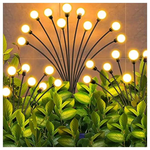 TomCare Solar Lights Flickering Flame Outdoor Solar String Lights 27 Ft USB Charged Waterproof Decorative Hanging Patio Lights Outside Lights LED String Lighting for Patio Garden Backyard