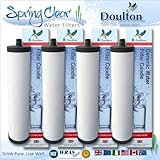4 x Pack - Franke Triflow Compatible Filter Cartridges By Doulton M15 Ultracarb (NO Import Duty or...