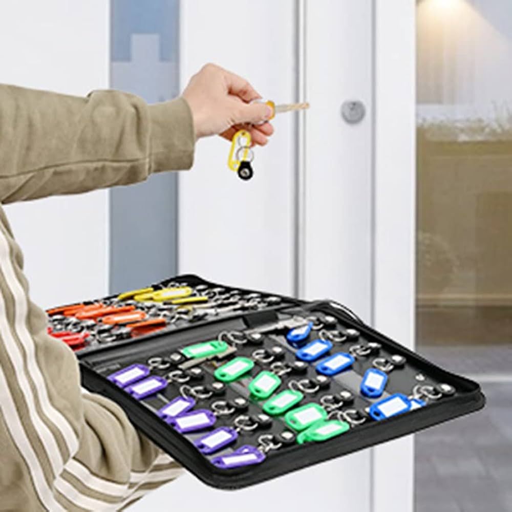 小物 L'Appartement GOOD GRIEFMotel Key Case Amazon.com : POKOTO Portable Zipper Key Case Organizer with