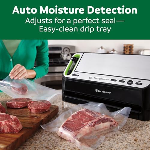 FoodSaver V4400 2-in-1 Vacuum Sealer Machine with Automatic Vacuum Sealer Bag Detection and Starter Kit product image 16