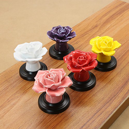 Poignées De Porte En Céramique Blanche Boutons De Meubles Modernes En Alliage De Zinc Poignées En Céramique Armoires De Cuisine Poignée De Tiroir De Porte D'armoire-96mm