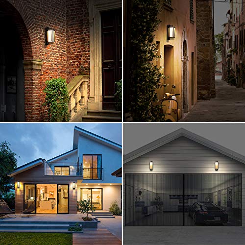 Inowel Motion Sensor Outdoor Wall Light Led Exterior Light Fixture Ip54 Waterproof Sconce Porch Light Grey Modern Wall Mount Lamp Lantern For House Garage Patio Entryway 13W 750Lm 3000K #TOP7