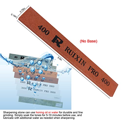 8Pcs Knife Sharpening Stones For Ruixin Pro Rx-008 Knife Sharpener Fixed-Angle Kit, Professional Whetstone Set Grindstone Polishing Stone Without Base 80/240/400/800/1000/3000/6000/10000 Grit #TOP2