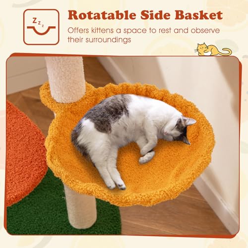Árbol para gatos con temática de frutas 39 pulgadas miniatura 7