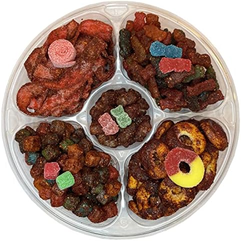 CHILI SOUR Mix Gummy Gift Tray Box, Spicy Sweet & Sour Assortment Mix Gummies, Holiday Box 2 Lb