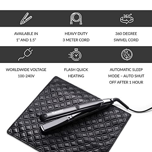 Plancha de Pelo Profesional Cerámica 1 pulgada KARMIN miniatura 6