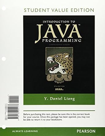 Introduction to Java Programming, Comprehensive Version, Student Value ...