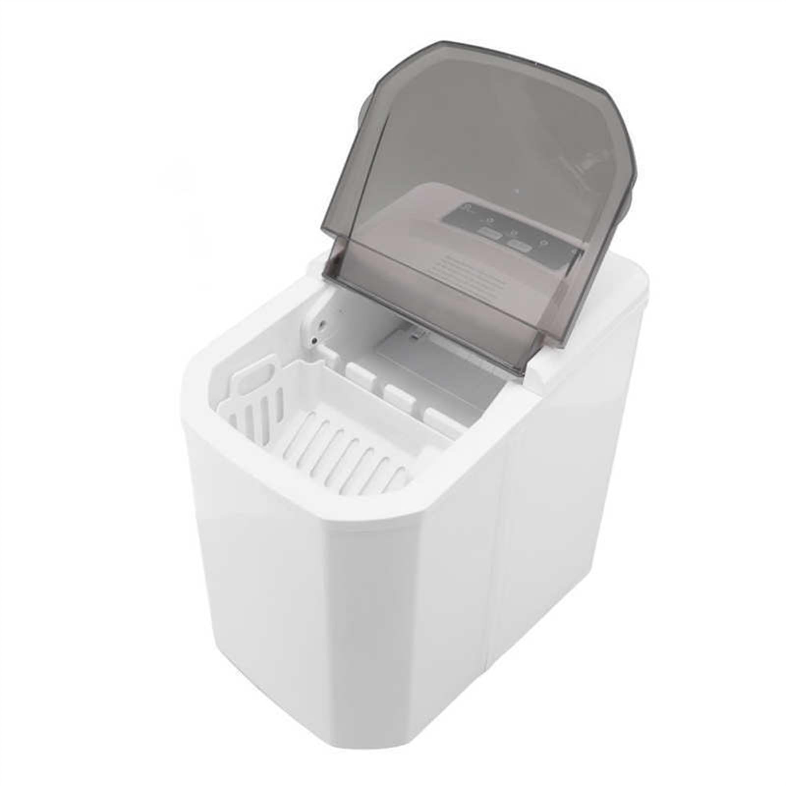 Máquina para fabricar hielo sobre encimera Máquina for hacer hielo portátil for encimera, totalmente automática, comestible, 9 cubitos de hielo en 8 minutos, máquina for hacer cubitos de hielo durader