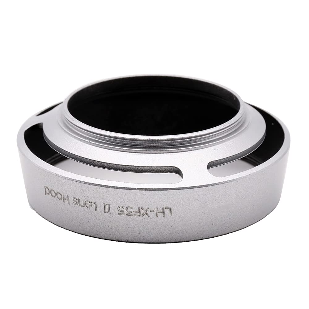 【中古】（非常に良い）FUJIFILM レンズフード シルバー LH-XF35-2 S Amazon | 富士フイルム(FUJIFILM) レンズフード シルバー LH-XF35-2 S