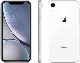 Apple iPhone XR, 64GB, White - Fully Unlocked (Renewed)