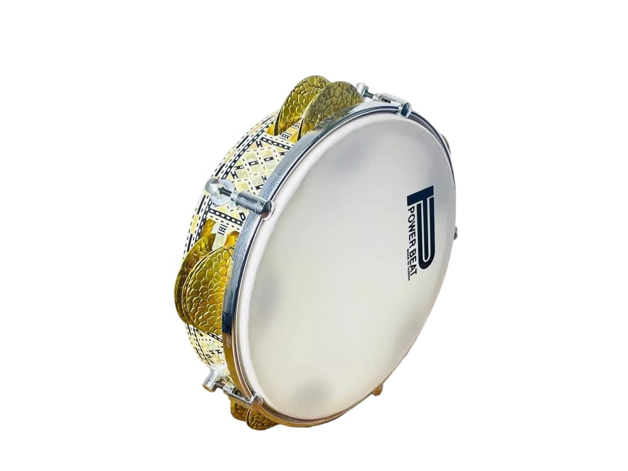 Pro Riq, Tambourine Mosaic Drum darbuka inlaid mother of pearl By FAMA