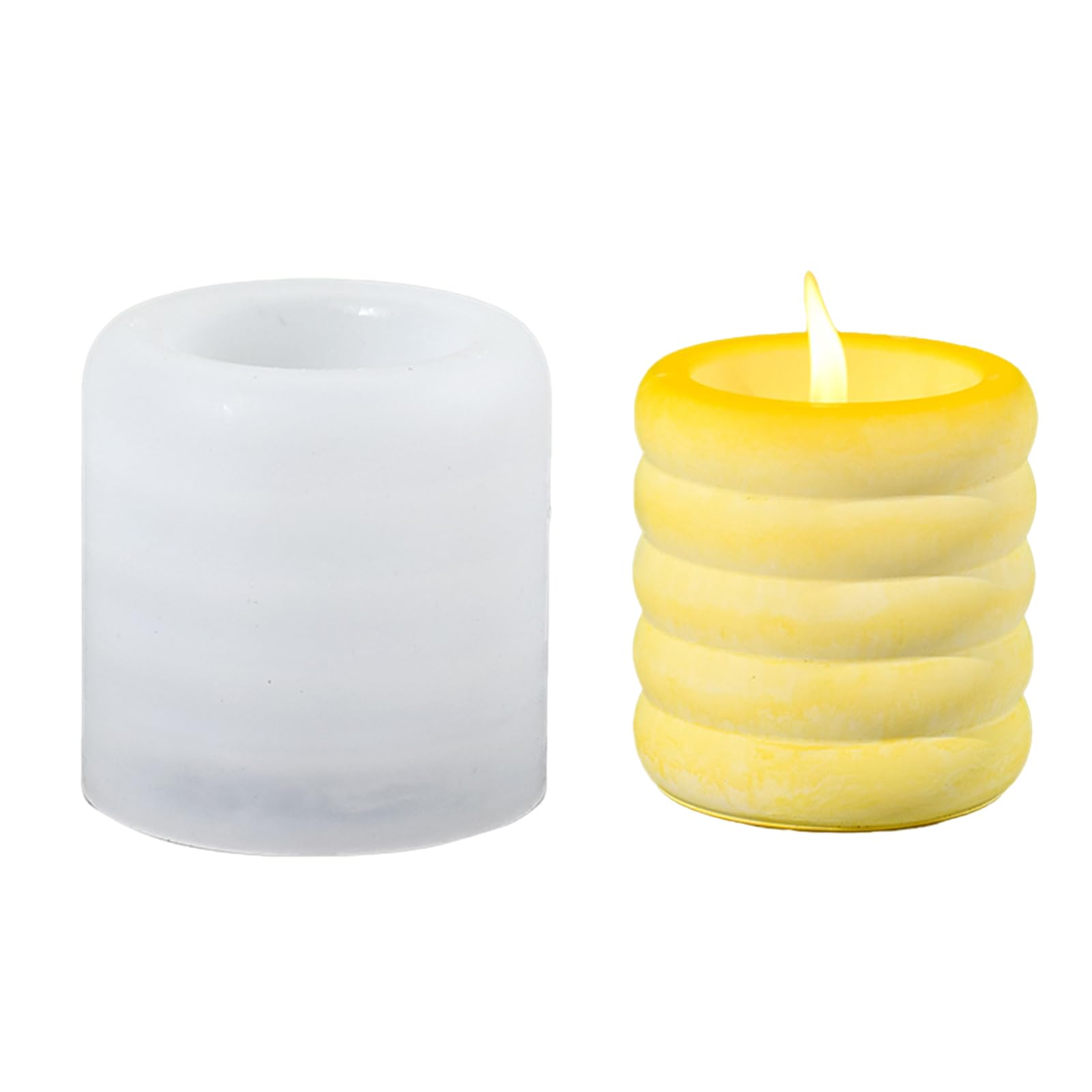 NEWFT User Friendly Silicone Mold Designed For Versatile Craft Creation Including Scented Candle And Gypsum Vase Making