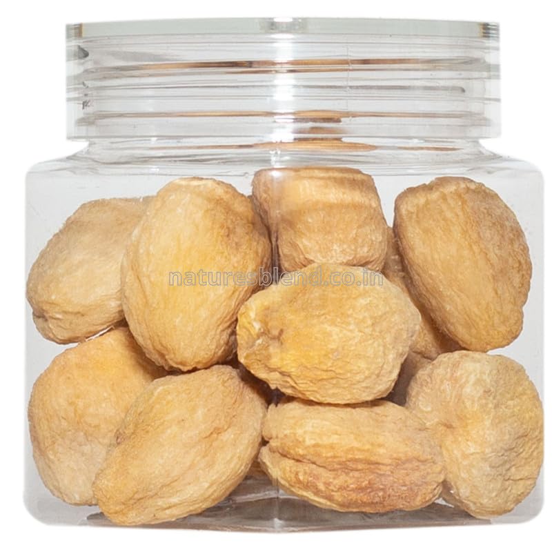 Image of Nature's Blend Dried Apricots 100g Jar | Sweet Tangy Sun Dried Apricots No Sulphur | Healthy Snack