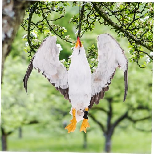 Mouette morte simulee pratique decoration exterieure durable - 8