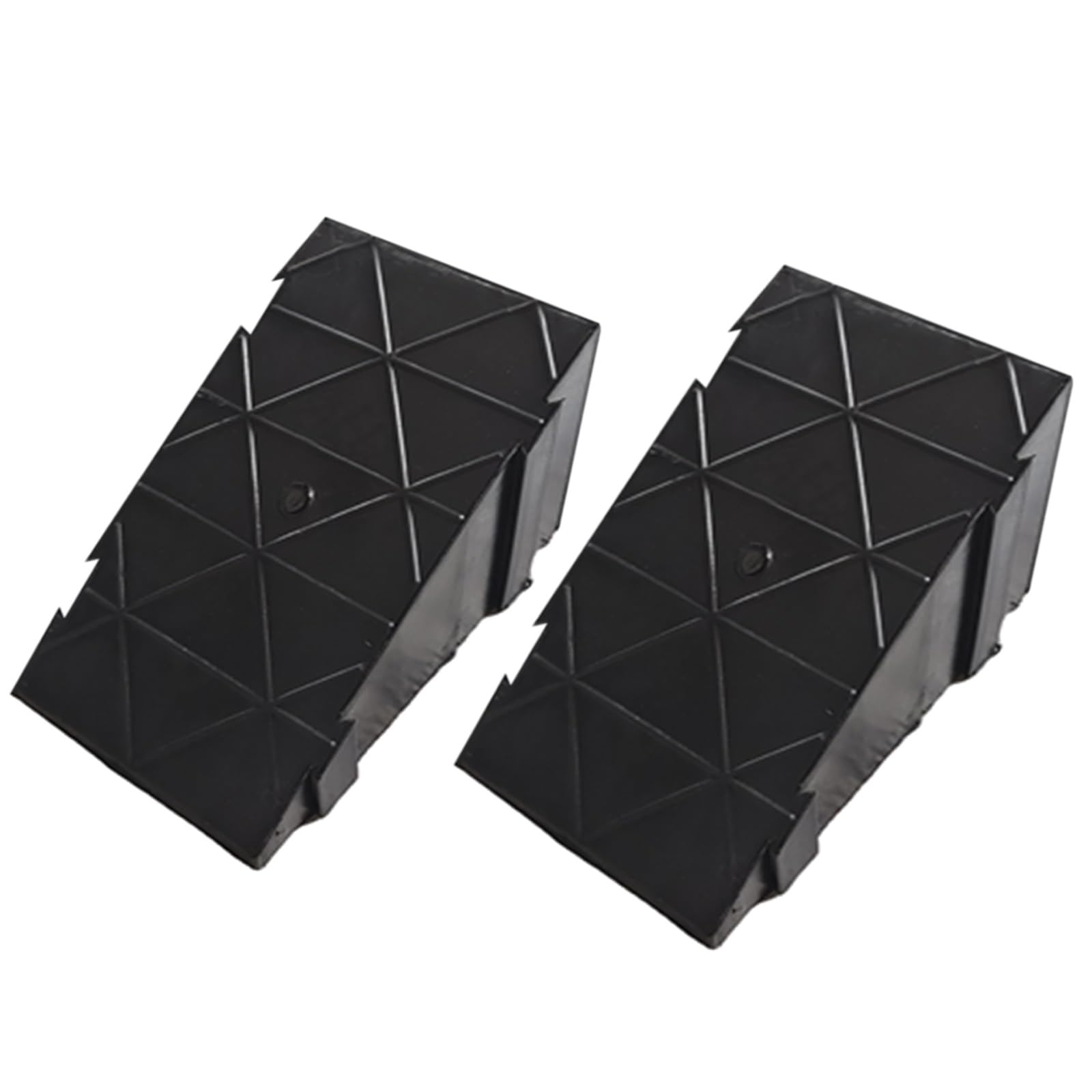 Rampe de seuil de Trottoir pour Portes Rampe en Plastique légère et Portable pour fauteuils roulants Véhicule électrique Skateboard (Noir, 12 x 20 x 14 cm/4,7 x 7,9 x 5,5 Pouces)
