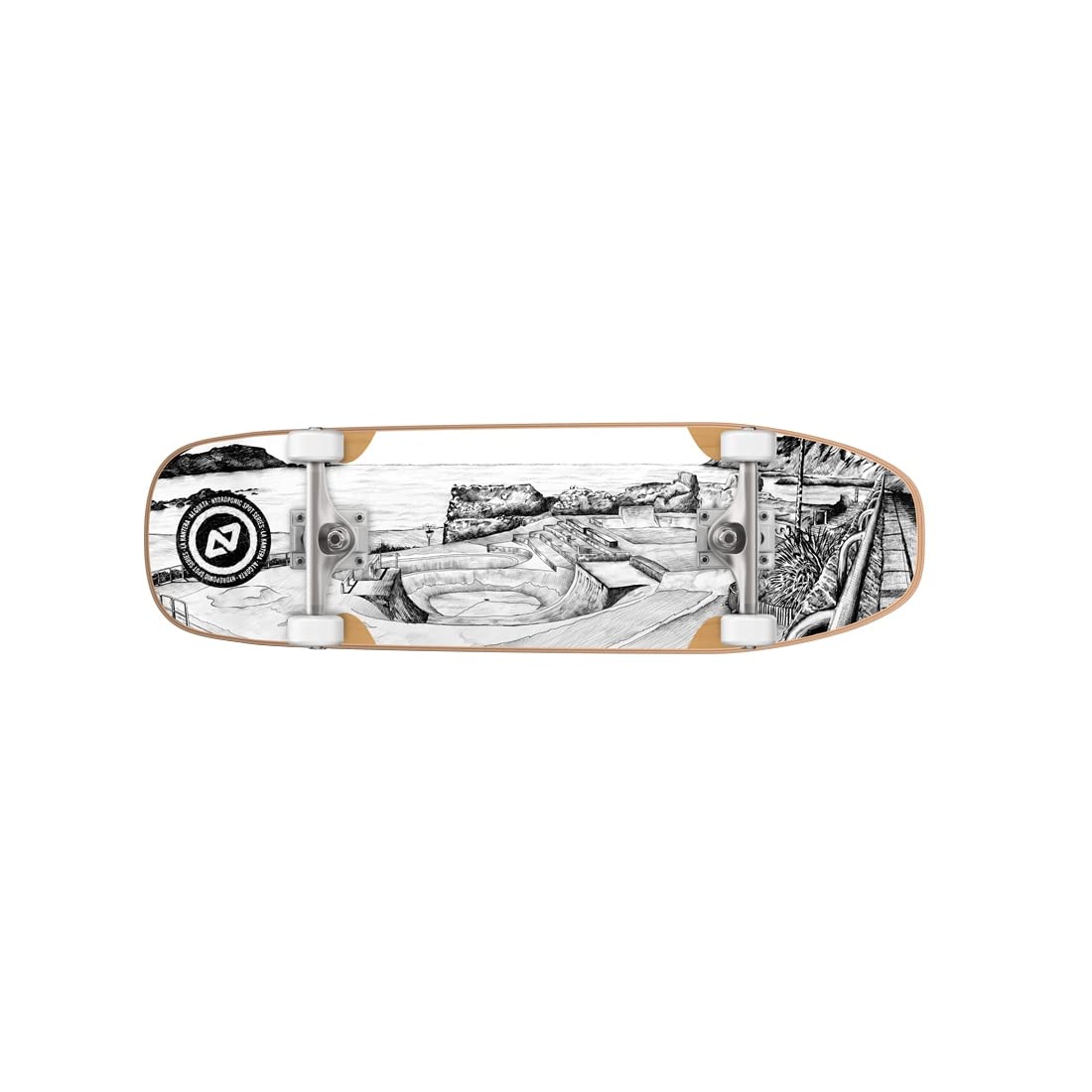 Centrano La Kantera Hydroponic Skateboard Complet pour Adulte, 8,75"