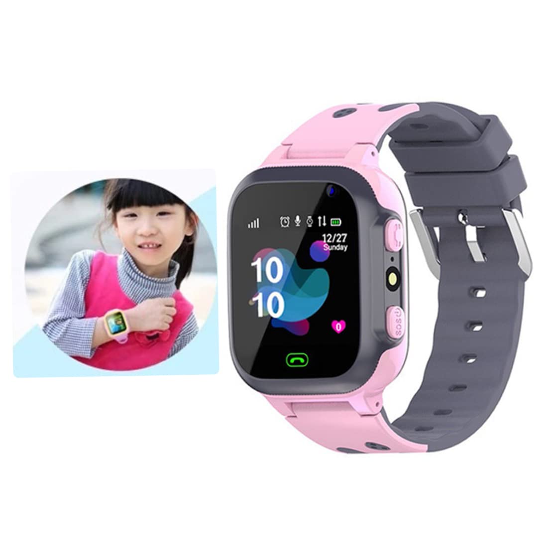 Kids Smart Watch Smarproofr Game Game Smartwatch Location Tracker Avec Appareil Photo Sock Sos Pour Guits Gilles TéLéPhone Smartwatch Pour GarçOns