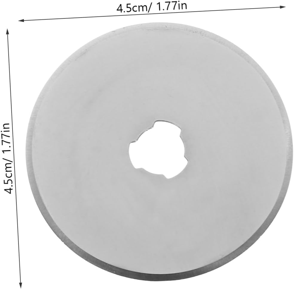 Uonlytech 5pcs Rotary Cutter Replacement Blades Rolling Blades for Quilting Sewing and Arts Compatible Rotary Knives