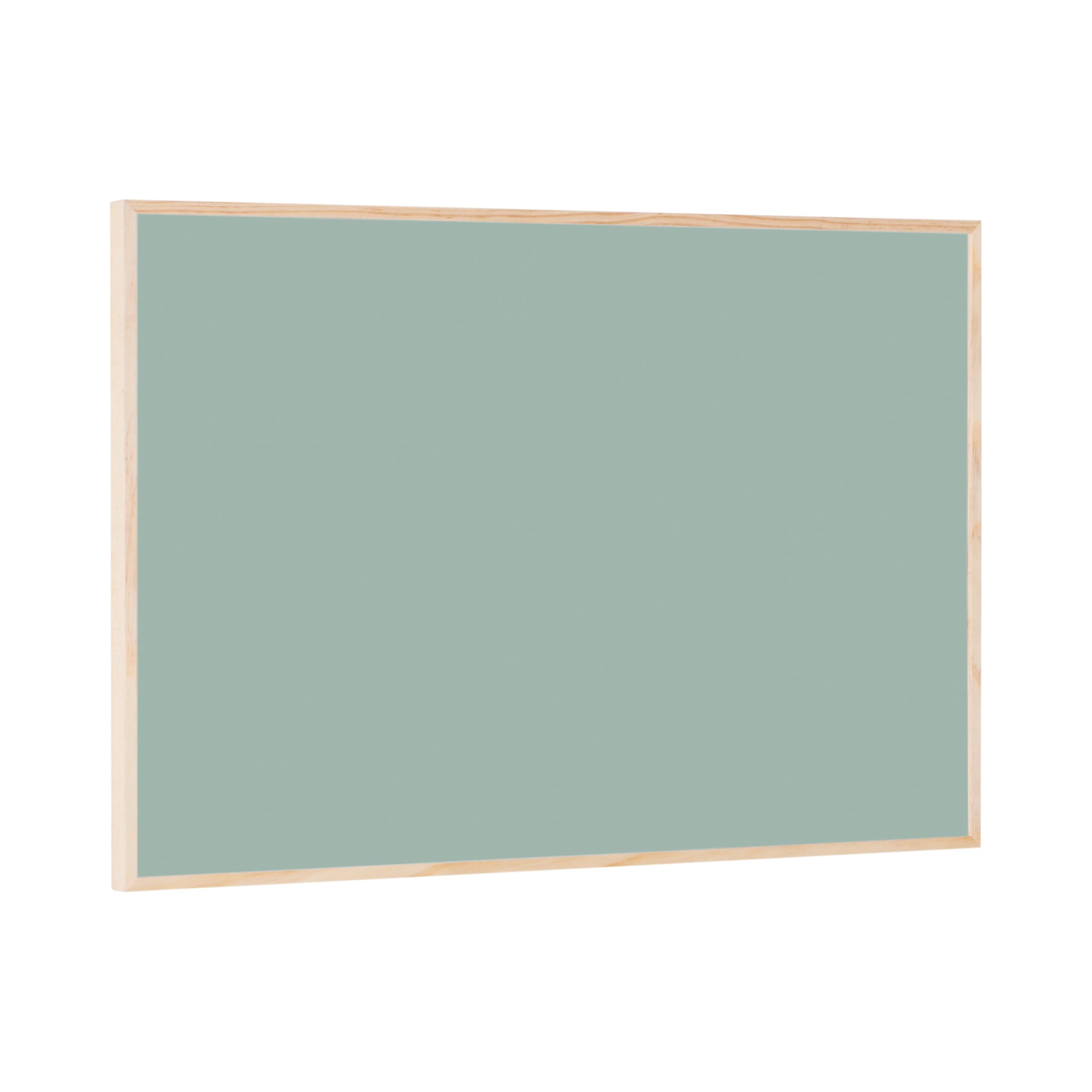 Bi-Office Magnetische Tafel Earth New Basic Olive Tree, 585 x 385 mm, Lackierte Stahloberfläche, Naturholzrahmen