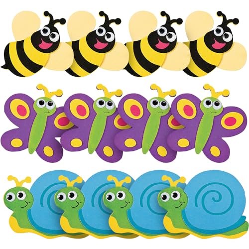Fun Express Bug Foam Magnet Ck - Crafts for Kids and Fun Home Activities - VBS Vacation Bible School Supplies/Decor