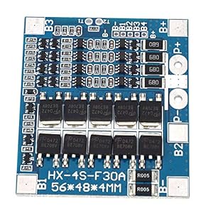 Batterijbeschermingsbord 12.8V 4S Led-licht Back-upvoeding Stabiele prestaties voor lithium-ijzerfosfaatbatterij