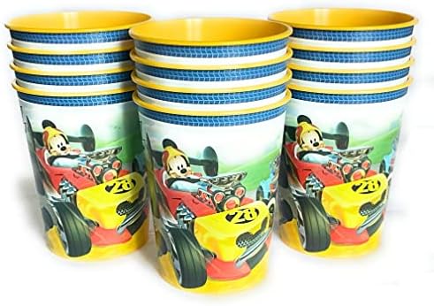 12 x Mickey Mouse Roadster 9 oz. Favor Cups 12 count Birthday Party Supplies