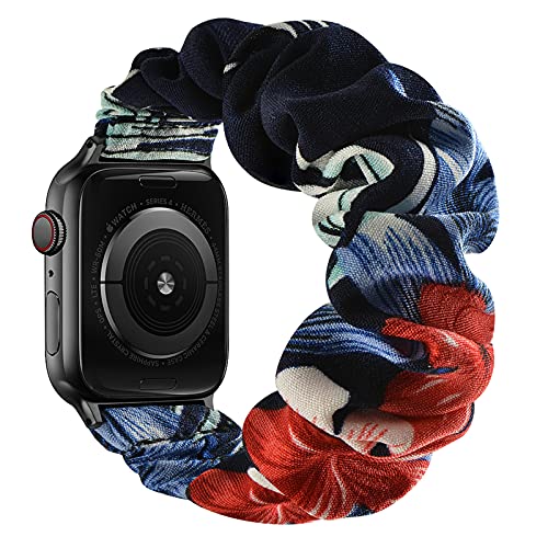 Bracelet élastique de remplacement Apple Watch style chouchou doux