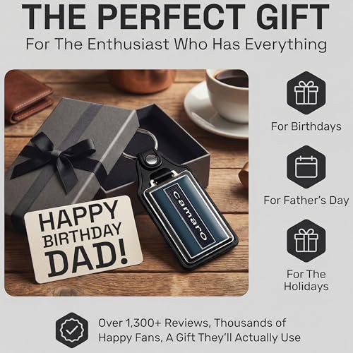 Image of Brotherhood Car Key Chain for Camaro - Classic Models Keychain for Men and Women Gift Key Ring - -