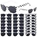 CHUNNIN 16 Pack Soccer Sunglasses White Black Frame Sunglasses Bulk for Soccer Party Favors Sports Plastic Glasses for Team Gifts Birthday Goodie Bags Stuffers Sports Theme Party Supplies Favors
