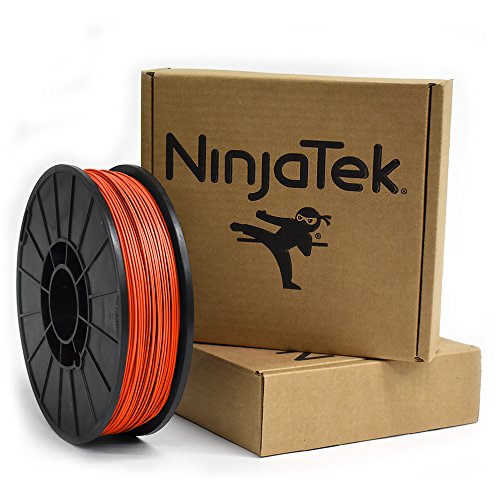 Filament TPU NinjaFlex 1.75mm NinjaTek 1kg orange TPE pour imprimante 3D flexible