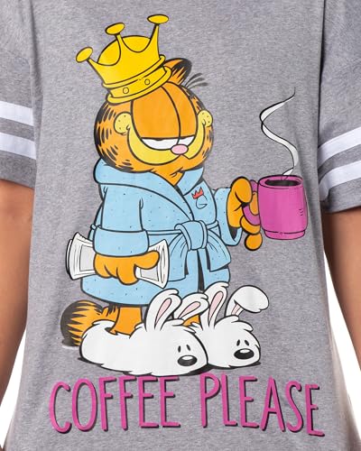 INTIMO Garfield Comic – Pijama feminino Coffee Please para adultos, Garfield Coffee, 3G