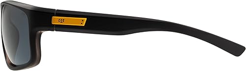 Miniatura 3 de CAT 8019 Men's Polarized High Wrap Rectangular Sunglasses, 63 mm