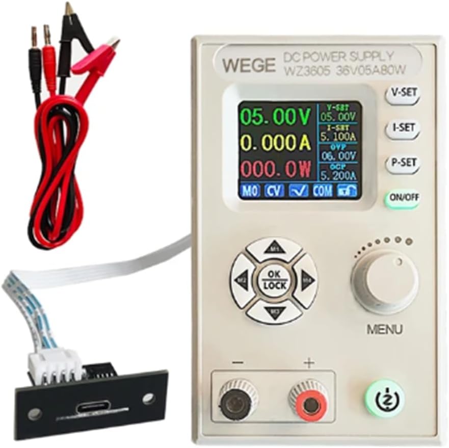 WZ3605 Anti-Backflow Adjustable Digital Control DC Power Supply -Boost Charging Module Constant Voltage 36V Easy to Use (C)