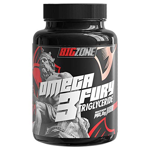 Big Zone Omega 3 Fury Triglyceride Hochwertige Triglycerid Form Keine Zugabe von Vitamin E 500mg EPA 250mg DHA / pro Kapsel | 120 Kapseln