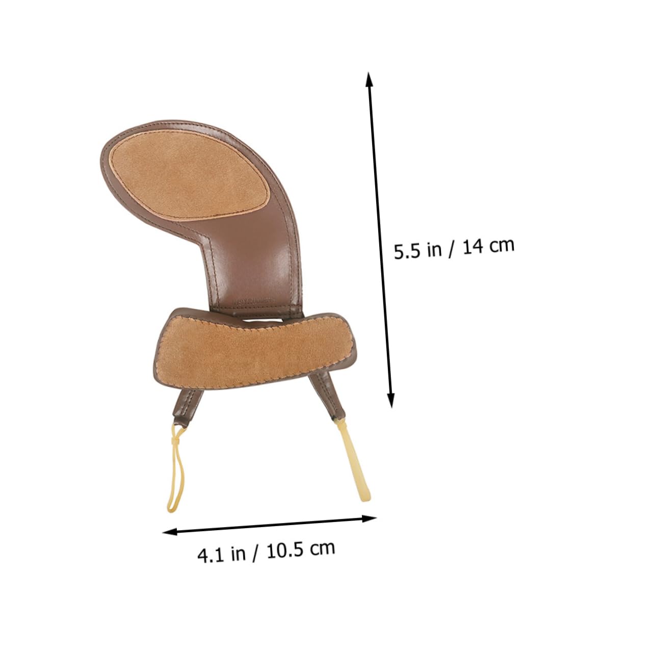 VANZACK Violin Shoulder Pad Chin Rest Cushion Sheepskin Material Comfortable Fit for Enhanced Stability and Ergonomics Violin Playing Essential Accessory