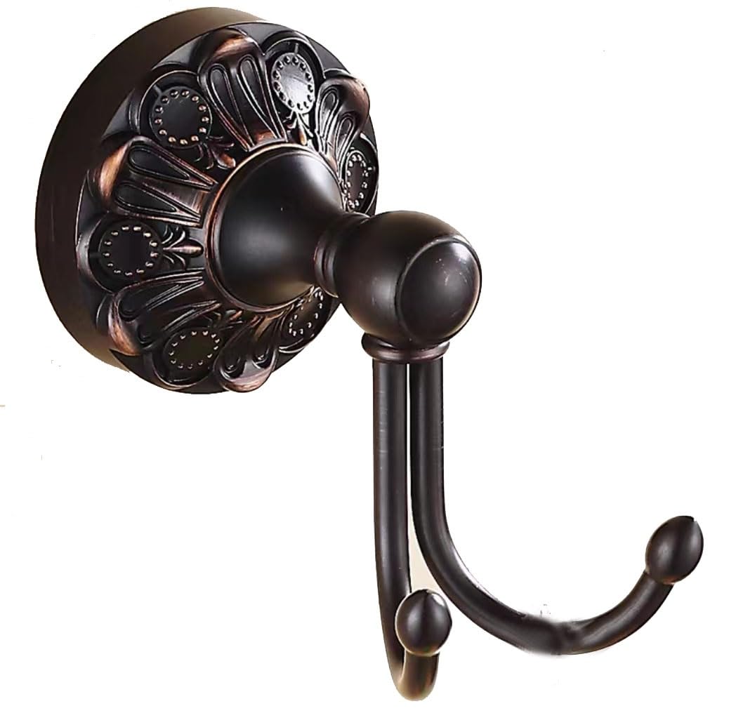 Lcanallyms D Wall Hooks, Urable Wall Coat Racks Clothes Hanging Rail Hanger Hookswall Mounte Gold/Black/Bronze Brushe Brass Robe Hooks Hook Key(D)