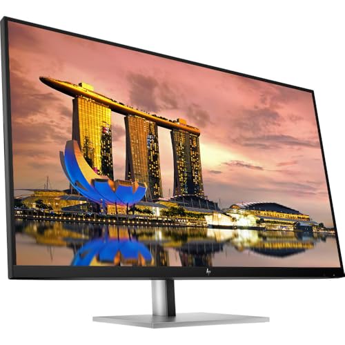 Image of HP EliteDisplay E32k G5 32 inch 4K UHD LCD IPS Monitor 2-Pack Bundle with Full Dock, Built-in Speakers & Desk Mount Dual Stand