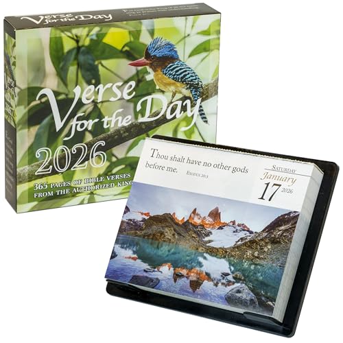 Verse for the Day Calendar 2026 - Daily Bible...