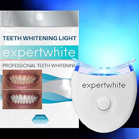 Expertwhite Teeth Whitening Accelerator Light, 5X More Powerful Blue LED Light, Whiten Teeth Faster with Teeth Whitener Pen or Strips. Replacement LED Light for Teeth Whitening Kit. Cover
