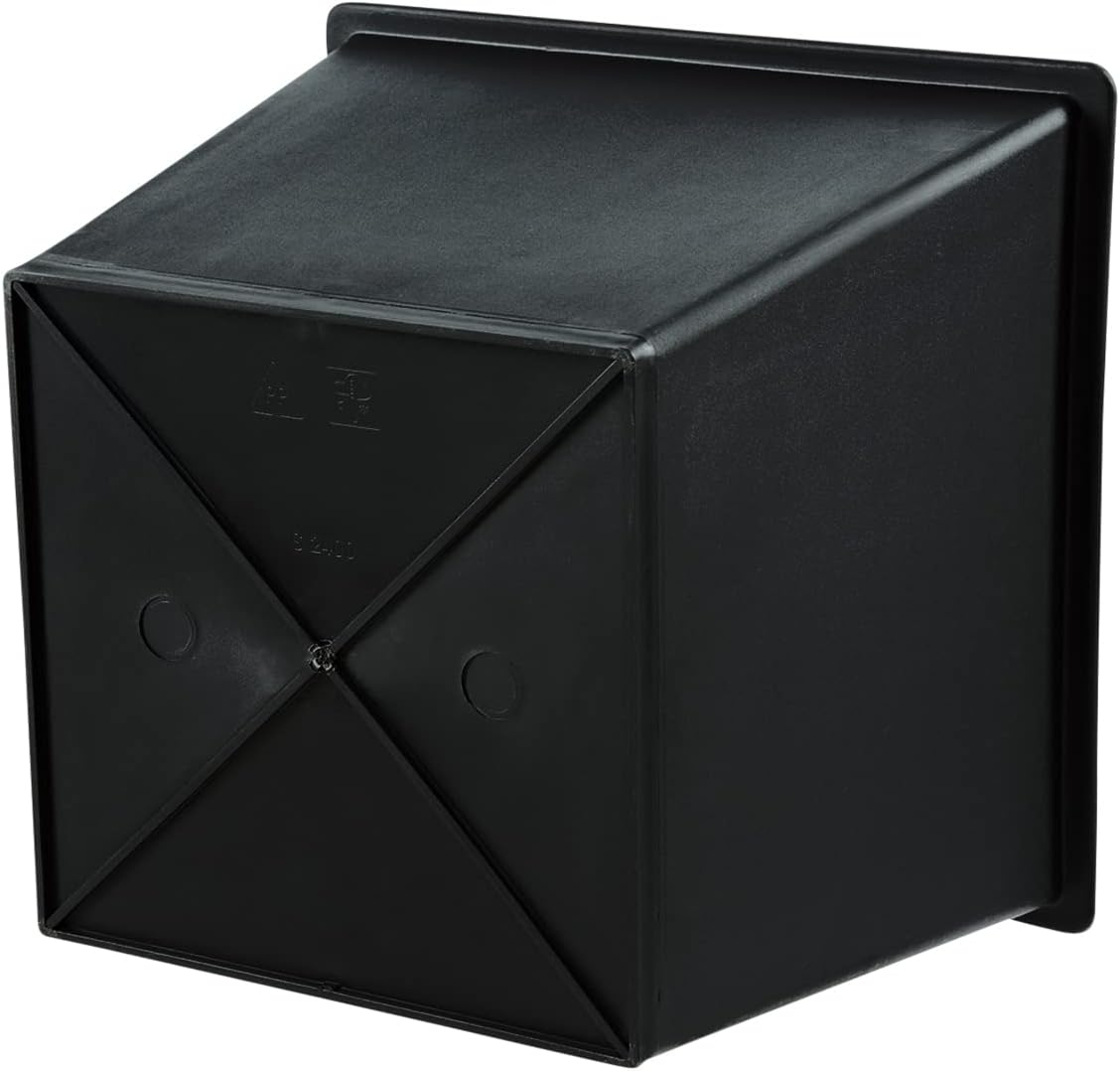 Dehner Universal Plant Pot 44.5 x 44.5 x 39 cm Plastic Black