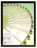 Snap Ashwood Poster Frame, 18 by 24-Inch, Brown