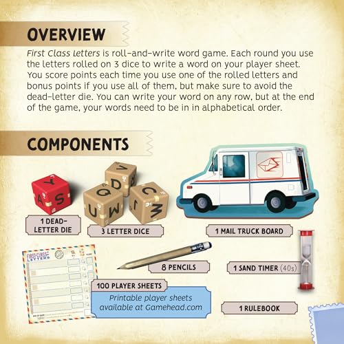 First-Class Letters juego de mesa para 8+ jugadores miniatura 3