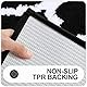 Homaxy rutschfest Badematte Badezimmerteppich Waschbar Hochflor Badteppich Flauschige Mikrofaser Badvorleger- 60 x 90 cm, Schwarz